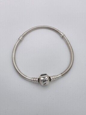 Pandora Iconic Moments Charm Bead Holder Bracelet 925 Sterling Silver